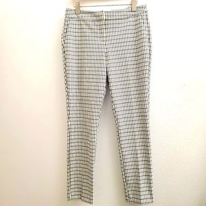 NWOT Rachel Zoe Plaid Career Slim Ankle Pants J115
